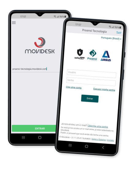 Aplicativo Movidesk